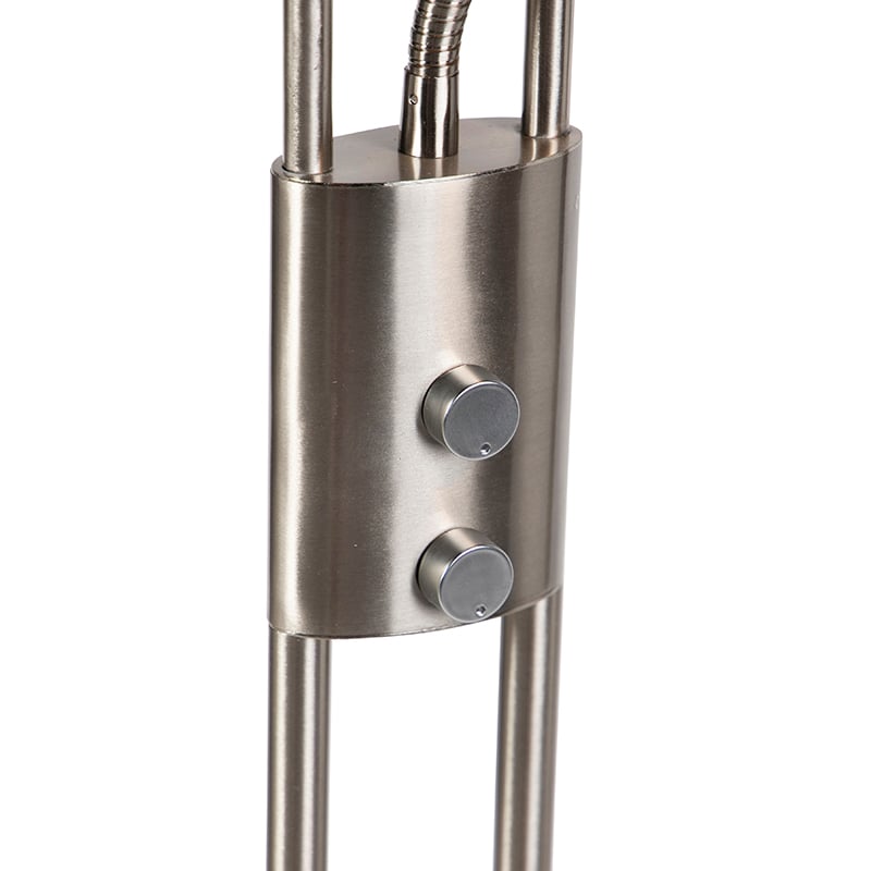 Lampadaire moderne en acier avec LED et dimmer - Lexus