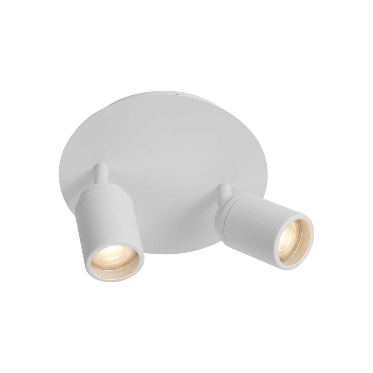 Spot de salle de bain moderne blanc 2 lumières IP44 - Ducha