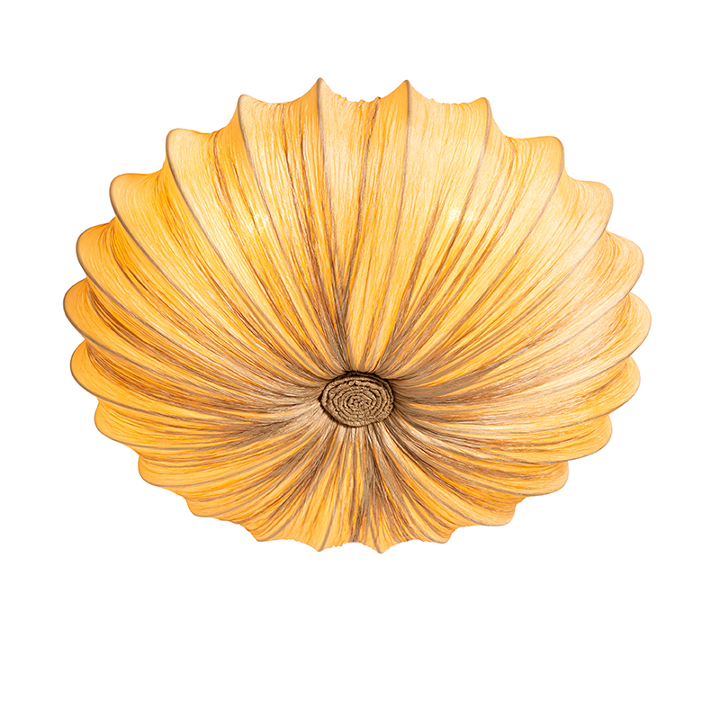 Plafón de diseño beige 60 cm 5 luces - Plu