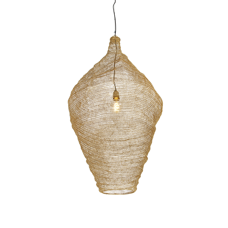 Orientalische Hängelampe Gold 60 cm - Nidum L.
