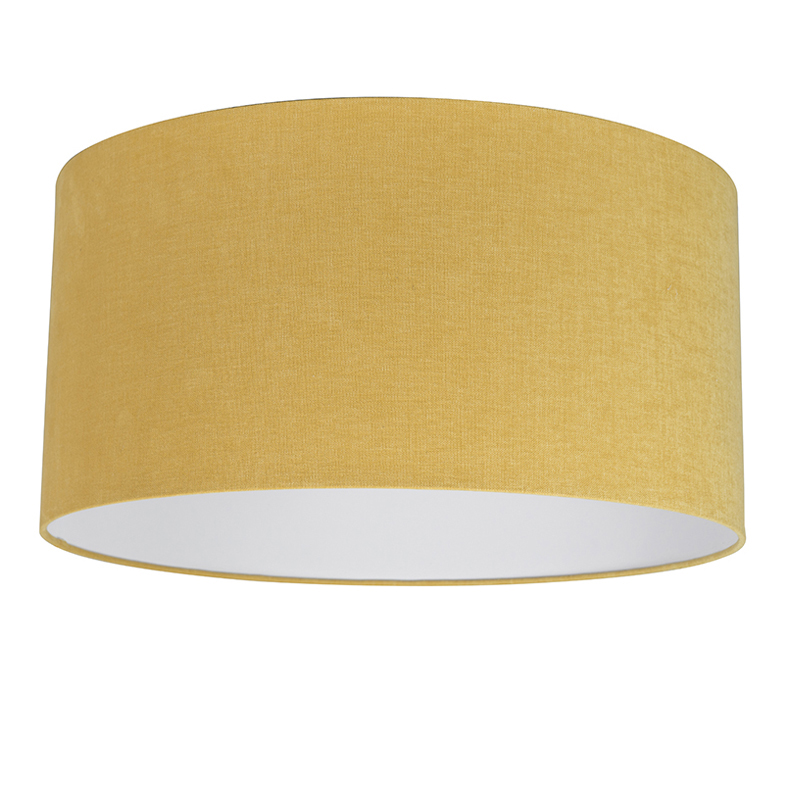 Pendant Light White with Yellow Shade 50 cm - Combi 1