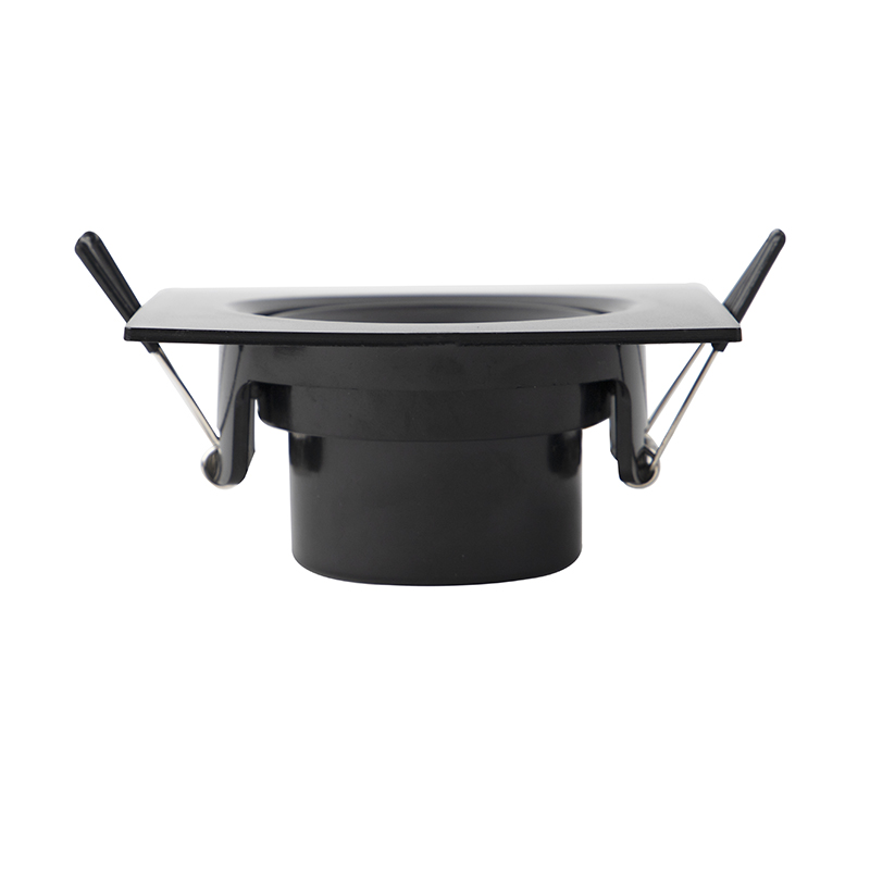 Set de 3 focos empotrables negros con LED regulable en 3 pasos - Miu