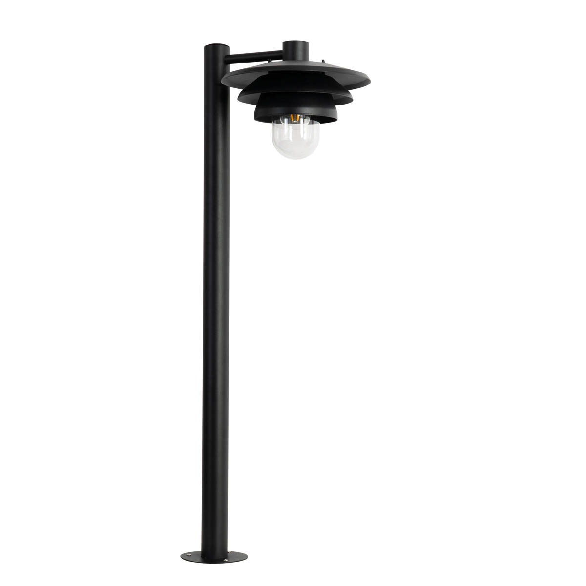 Suspension Extérieure Qazqa Morty - Luminaire Design Noir IP44 Pour Jardin