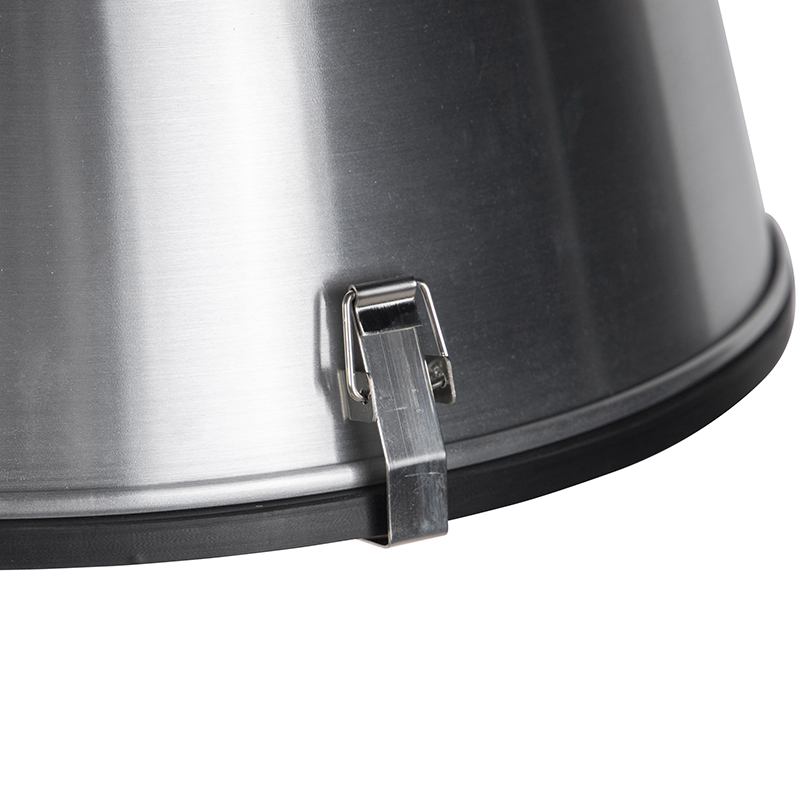 Lámpara colgante industrial de aluminio 38 cm regulable - Anteros