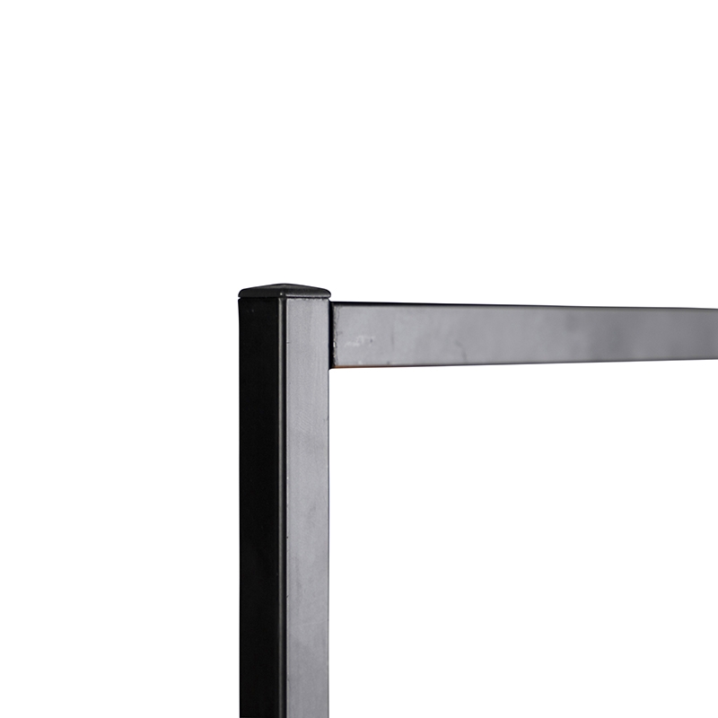 Lampada da terra industriale nera a 2 luci - Simple CAGE