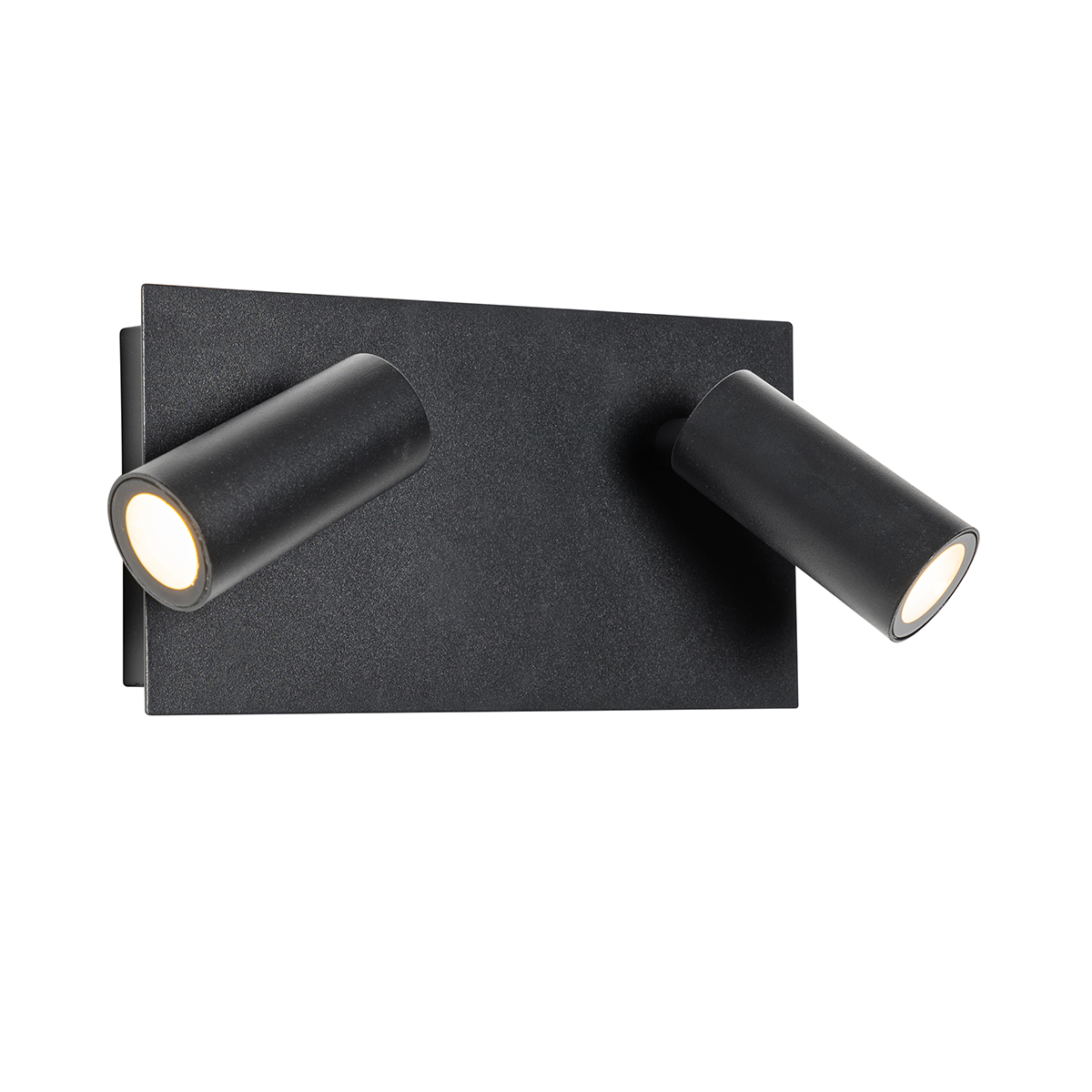 Modern Outdoor Wall Light Black Incl. LED 2-Light IP54 - Simon