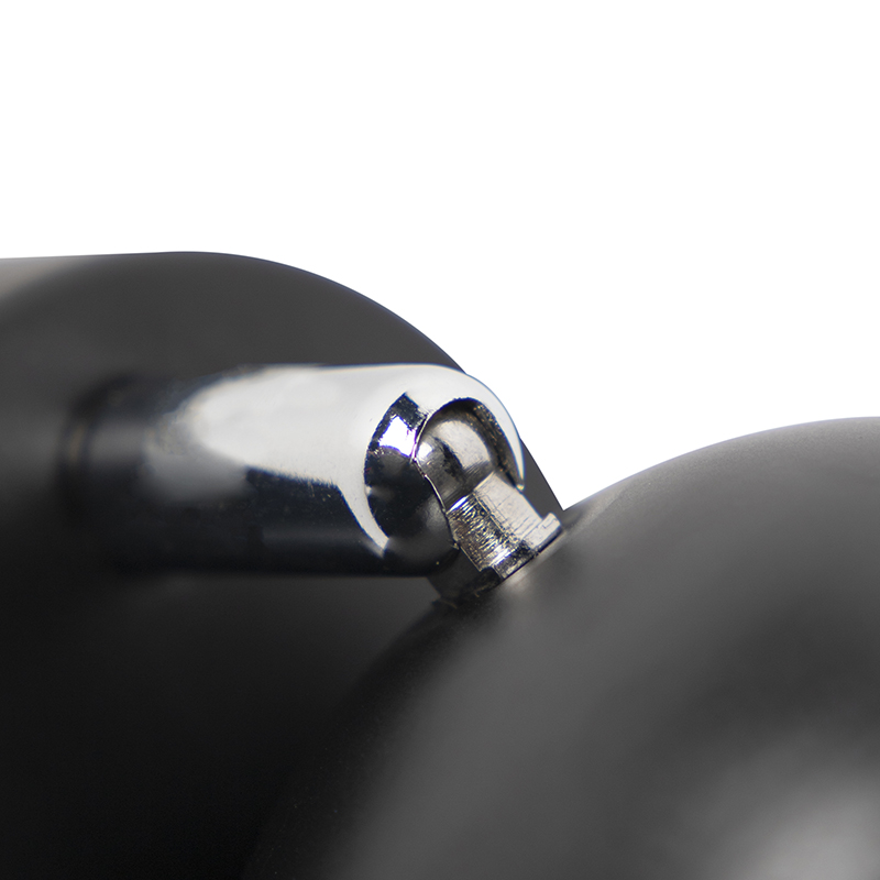 Foco moderno 1-luz negro con interior dorado - Buell Deluxe