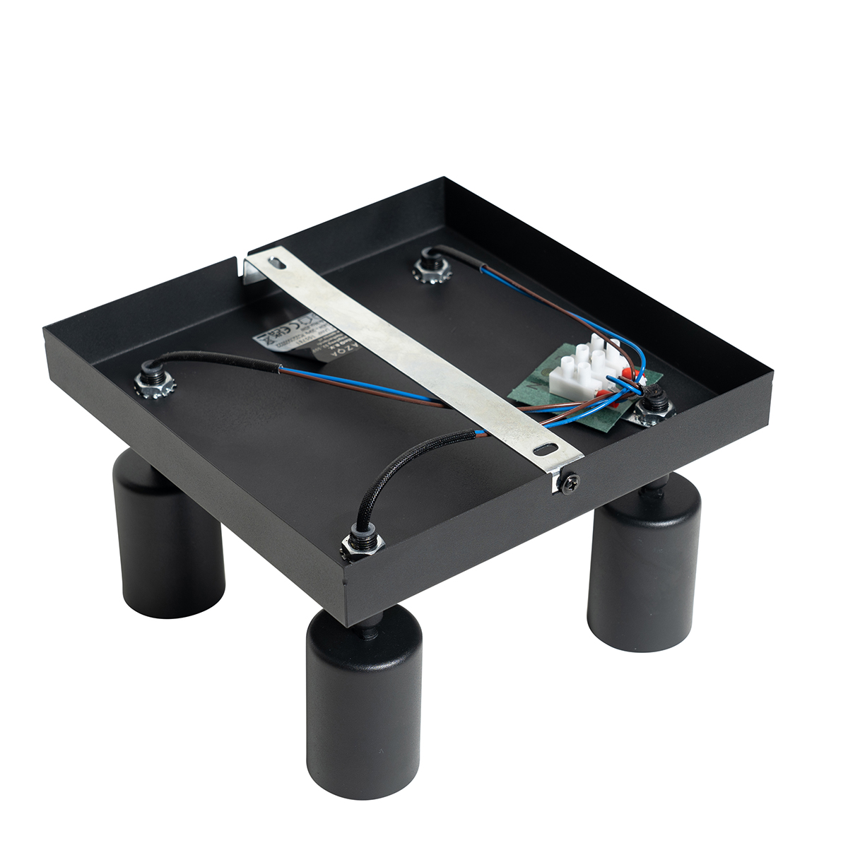 Modern Black Square 4-Light Spotlight - Facil