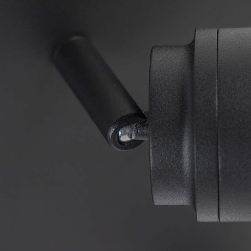Foco moderno de baño negro 3 luces IP44 - Ducha