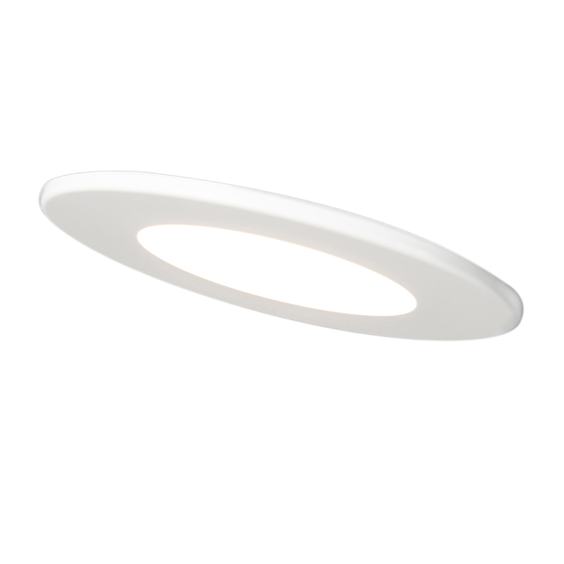 Faretto da incasso bianco con LED integrato 350 lumen 3000K 5W IP65 - Blanca