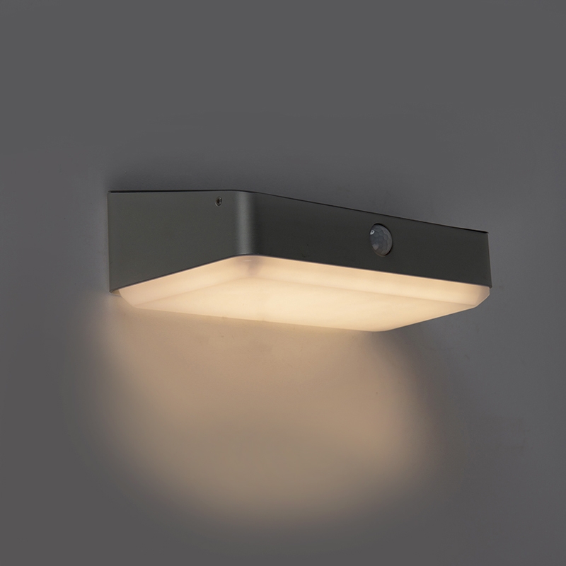 QAZQA Lampada solare da esterno con sensore di movimento Blox - Moderno