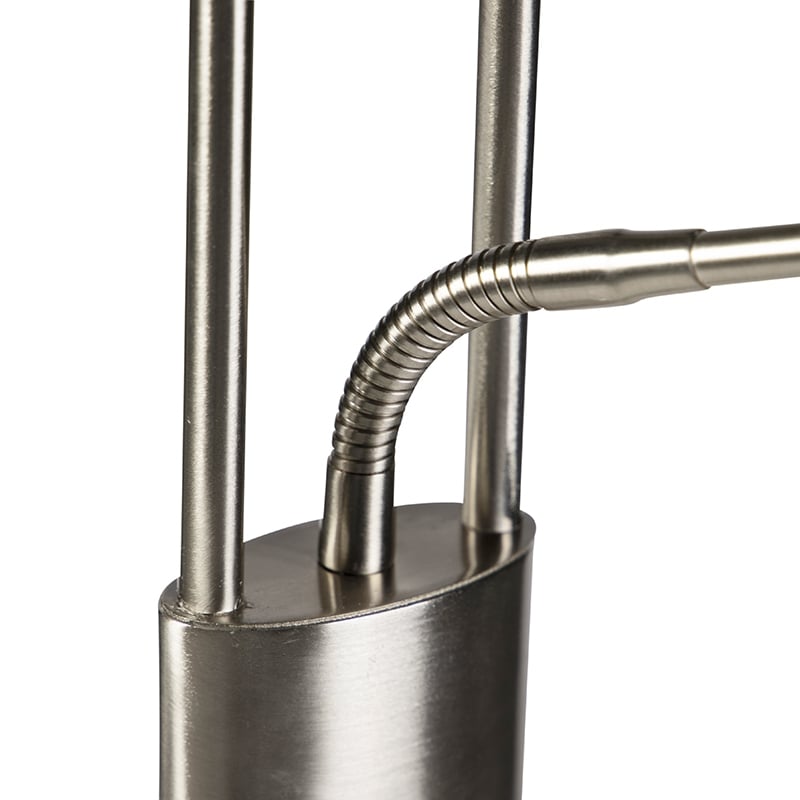 Uplighter acero flexo LED USB - SEVILLA