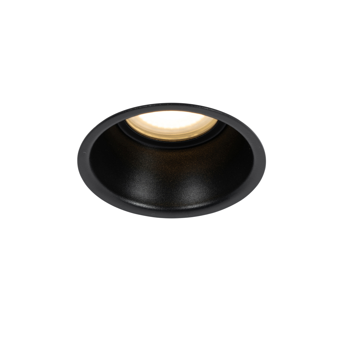 Faretto da incasso smart nero IP44 incl. Wifi GU10 50mm - Dept