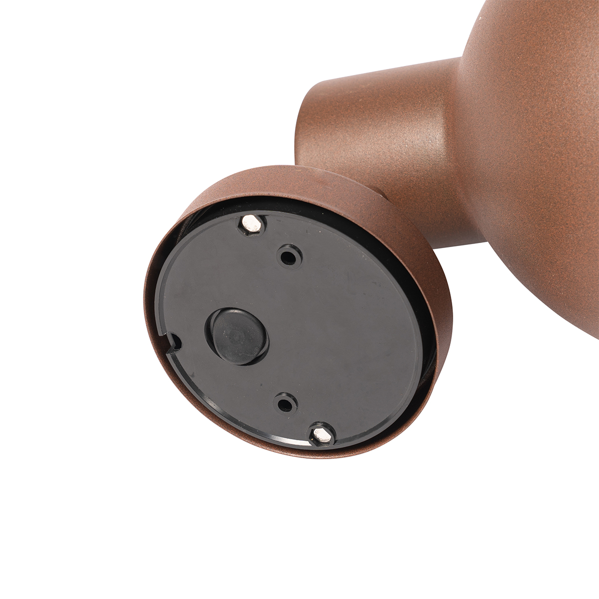 Industrial Outdoor Wall Light Rust Brown Round IP44 - Natas