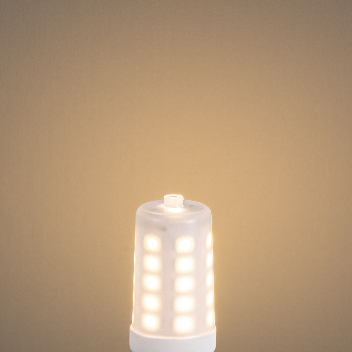 Set de 2 bombillas LED G9 regulables en 3 pasos, opal, 3 W, 250 lúmenes, 2700 K