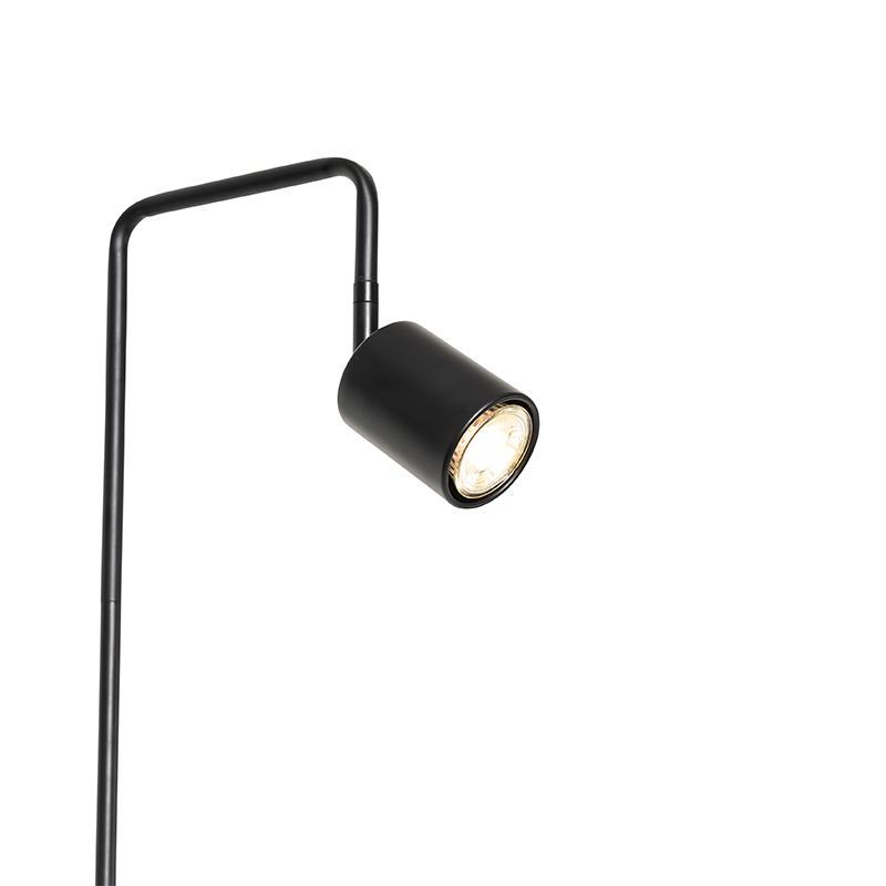 Modern Floor Lamp Black Adjustable - Java