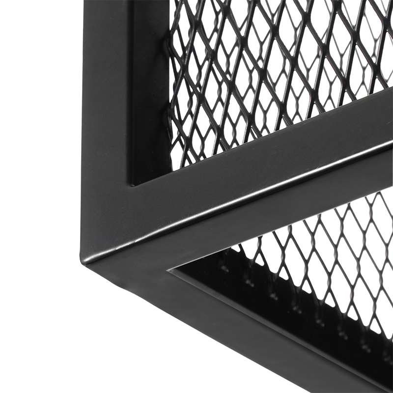 Industrielle Wandlampe schwarz - Cage Mesh