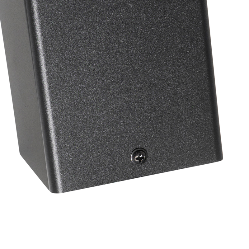 Standing Outdoor Lamp Black 50 cm IP44 with Smoke Glass - Denmark