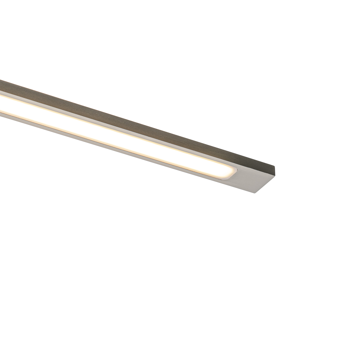 Lámpara de pared de acero 62 cm con LED IP44 - Jerre