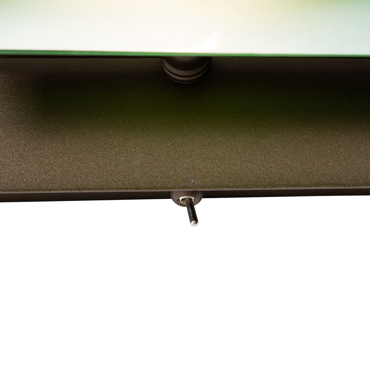 Applique da parete classica bronzo scuro con vetro verde - Banker
