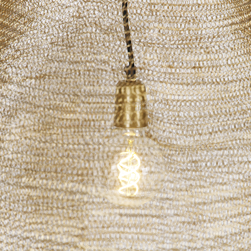 Orientalische Hängelampe Gold 60 cm - Nidum L.