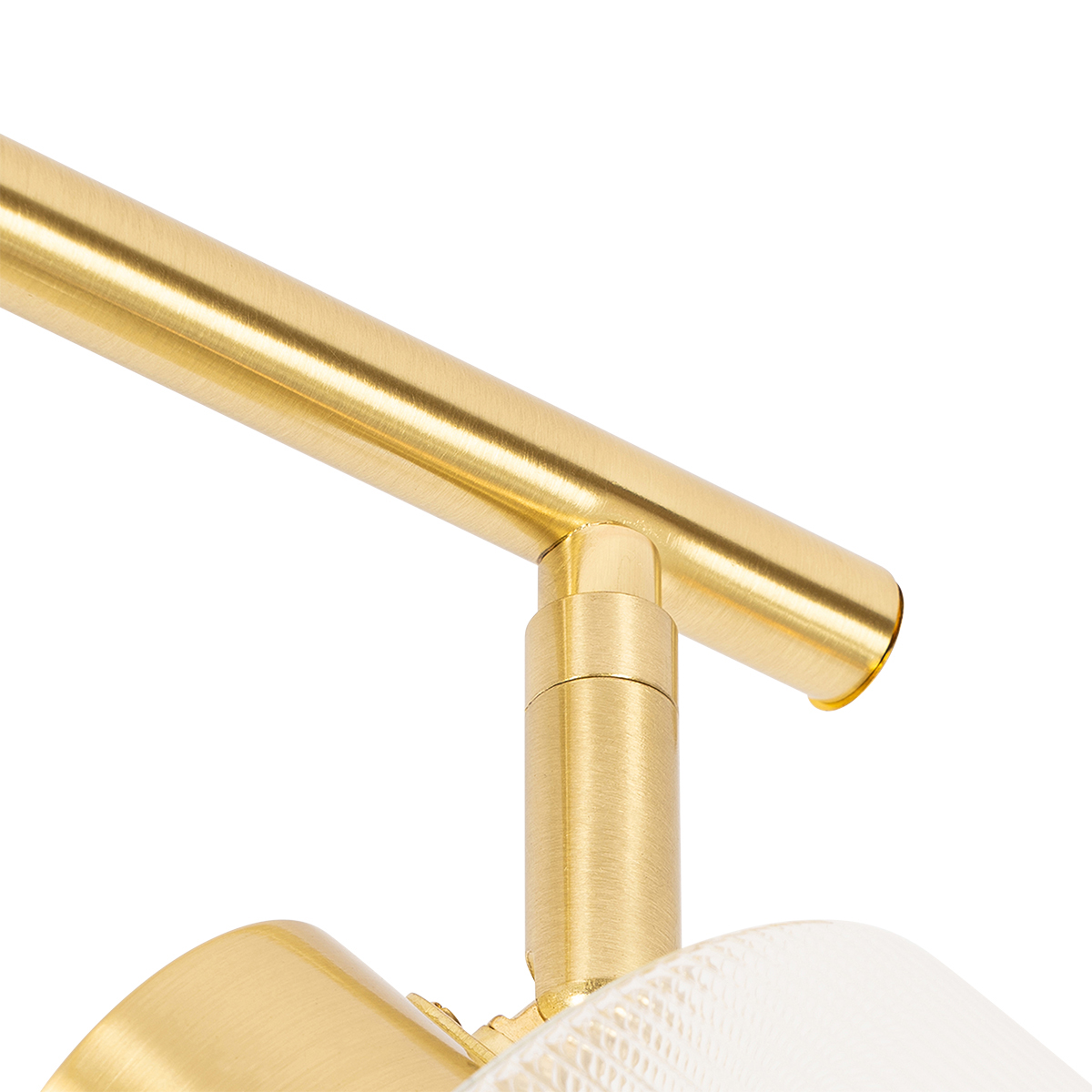 Art Deco Deckenstrahler 'Laura' In Gold/Messing – Dimmbar & LED Geeignet (E27)