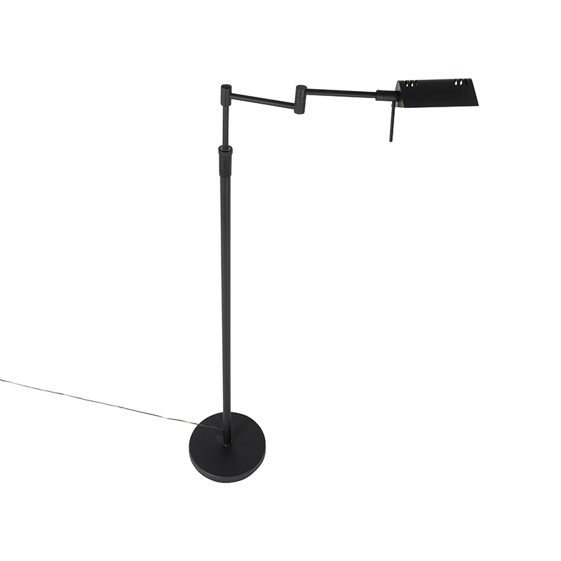 Design Floor Lamp Black Incl. LED with Touch Dimmer - Notia