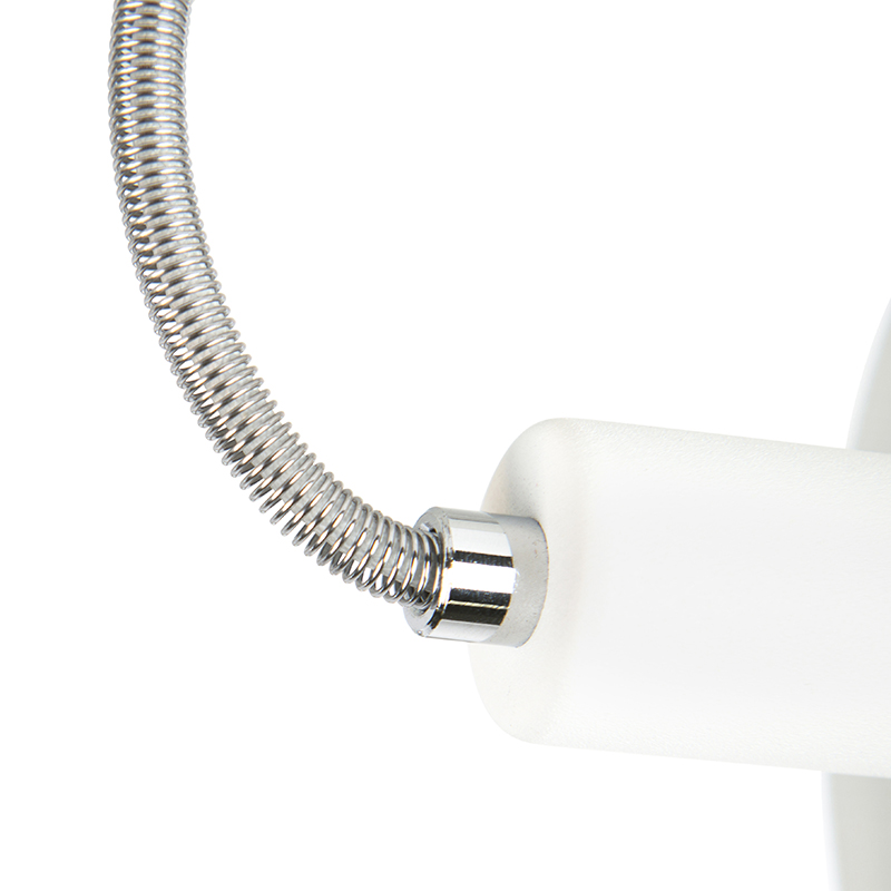 Foco de diseño blanco 4-luces ajustable - Nox