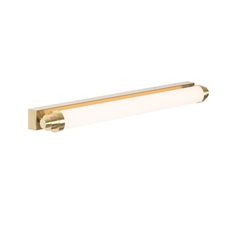 Wall Light White with Gold Incl. LED 3-Step Dimmable IP44 - Yordi