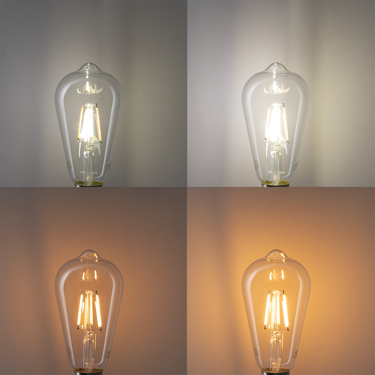 Lampadina LED intelligente E27 ST64 4,5W 470lm 1800-4000K
