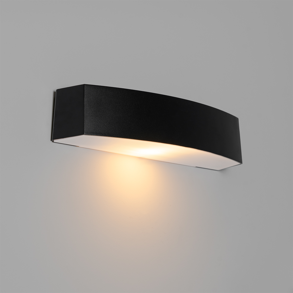 Lampada da parete per esterni moderna nera IP44 - Bojan