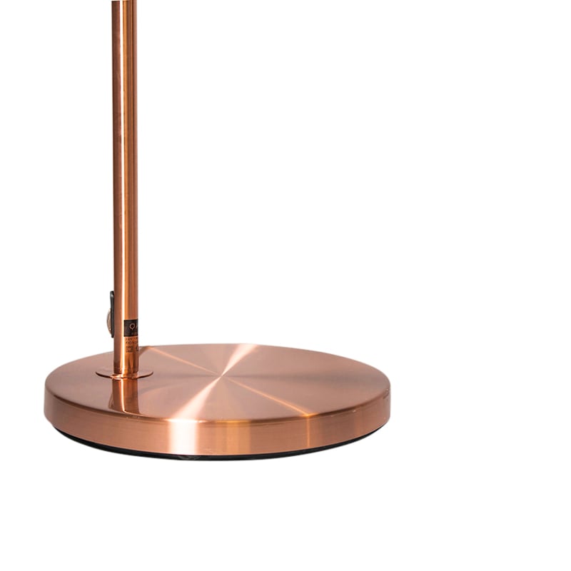 Modern smart arc lamp copper incl. A60 Wifi Arc Basic
