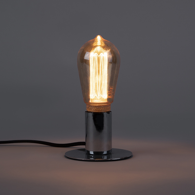 Lampadina a filamento LED E27 vetro ambrato 2,5W 120lm 1800K