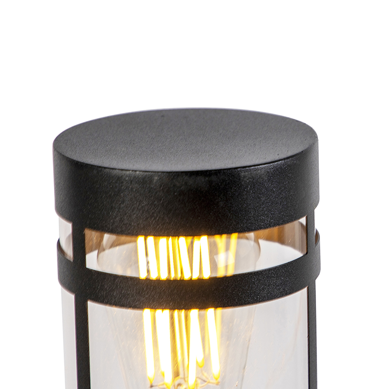 Lampioncino esterno moderna nero 80 cm IP44 - GLEAM