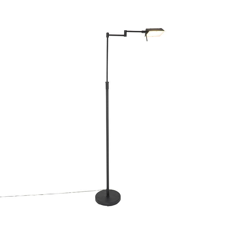 Design Floor Lamp Black Incl. LED with Touch Dimmer - Notia