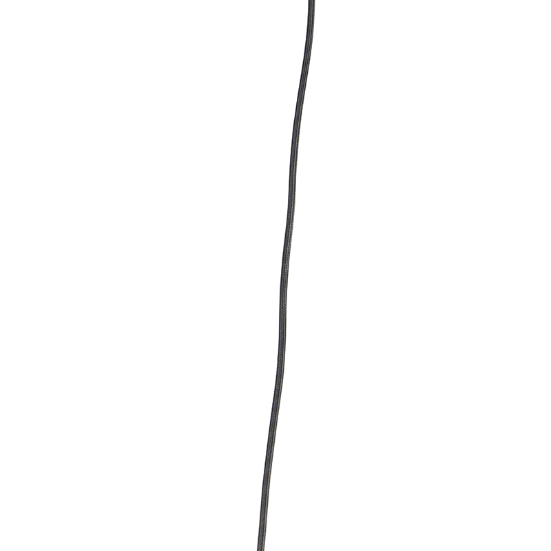 Lámpara colgante de diseño dorada con negro 30 cm - Tess