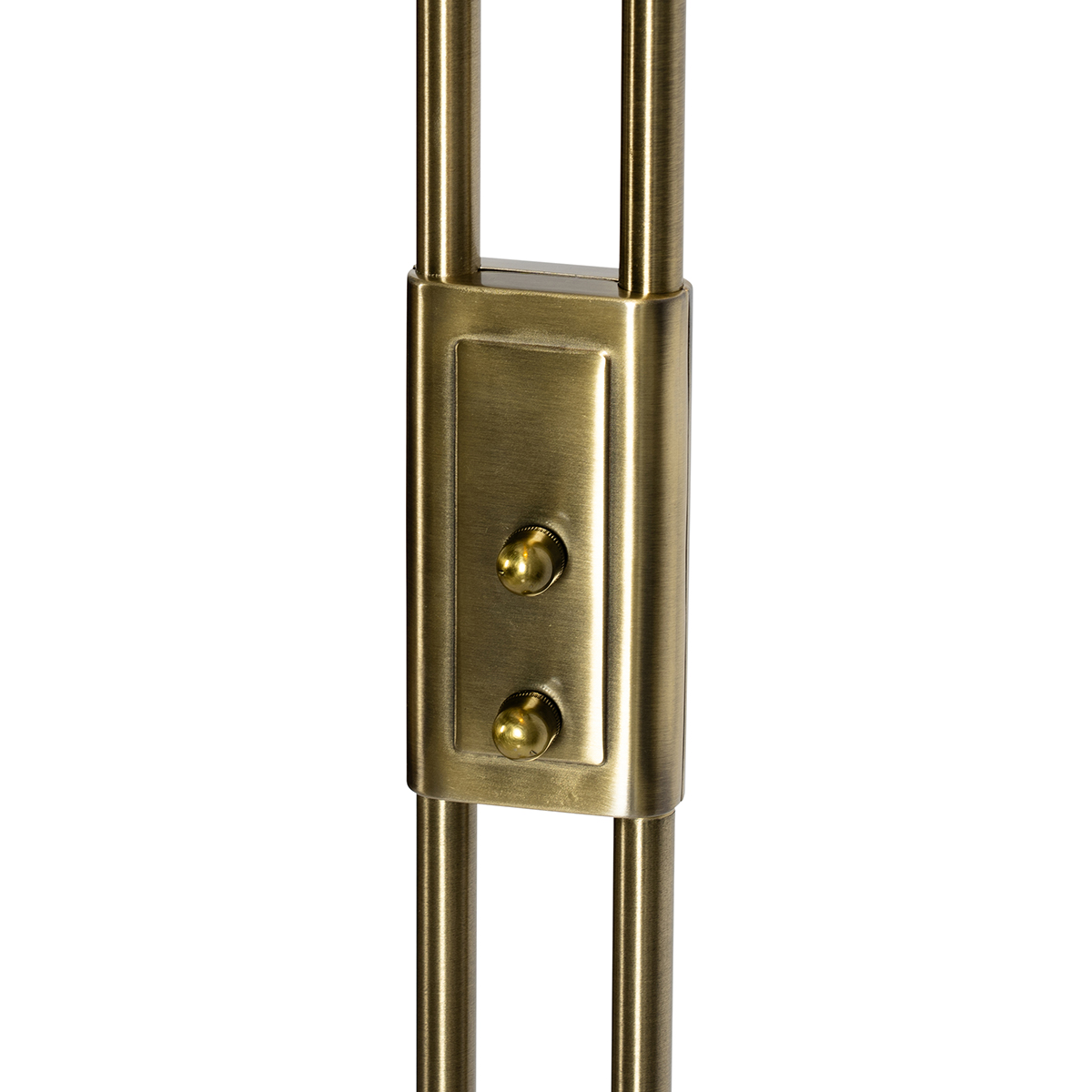 Lampadaire bronze avec LED et variateur avec lampe de lecture - Kelso