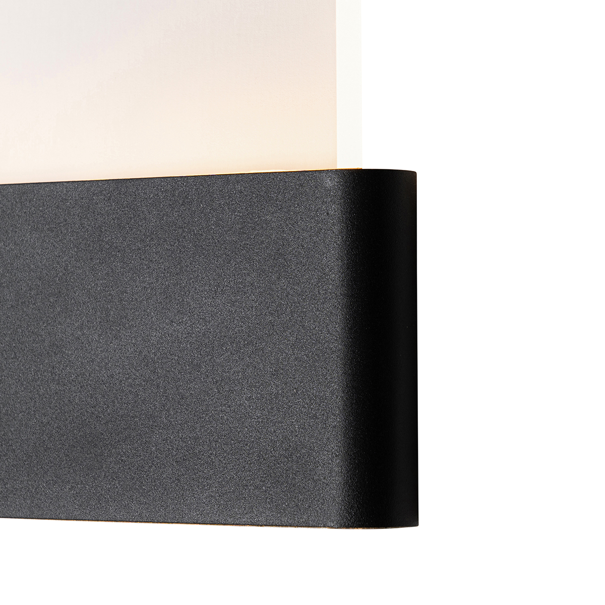 Lampada da parete per esterni nera con LED incl. numeri civici IP54 - Kandi