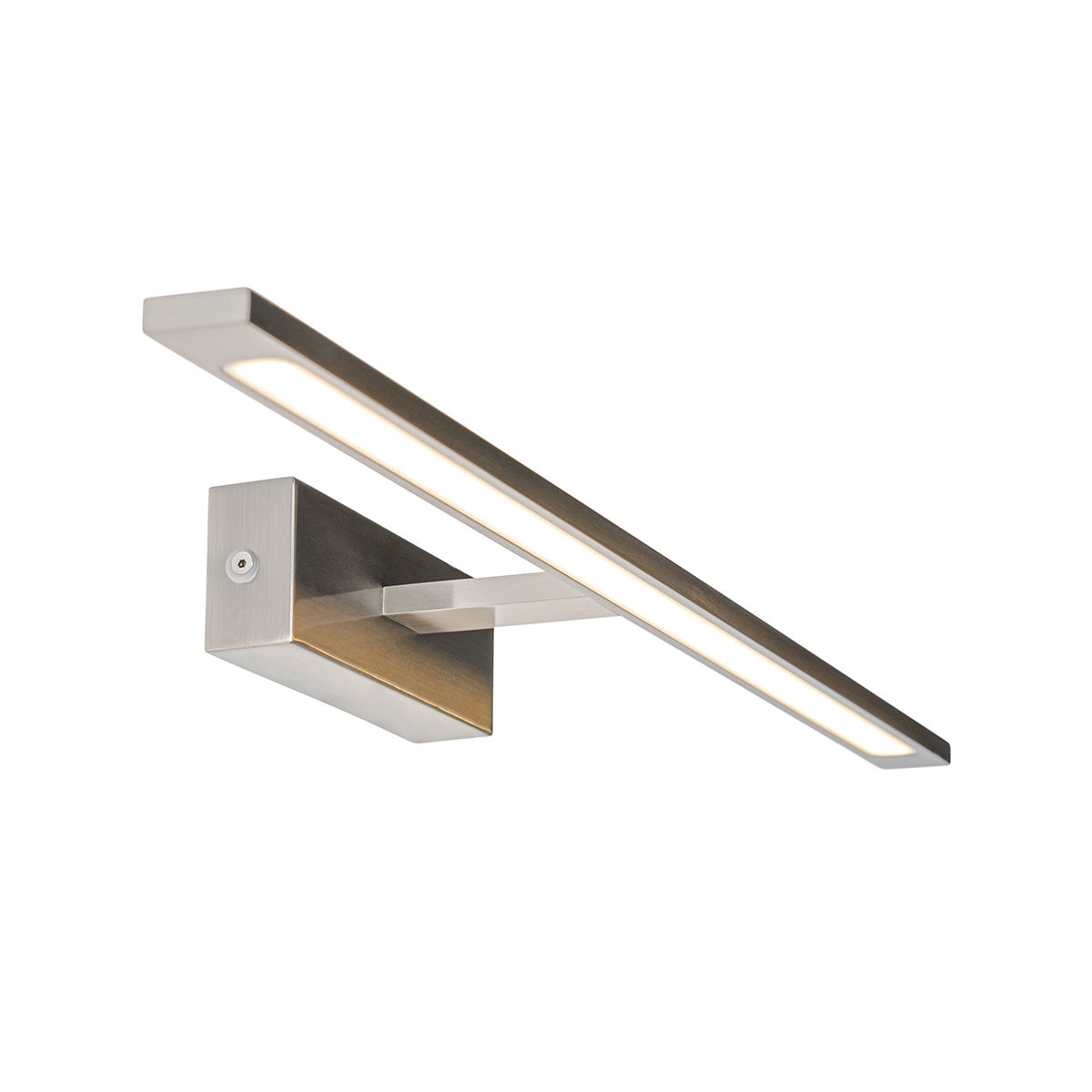 Lámpara de pared de acero 62 cm con LED IP44 - Jerre