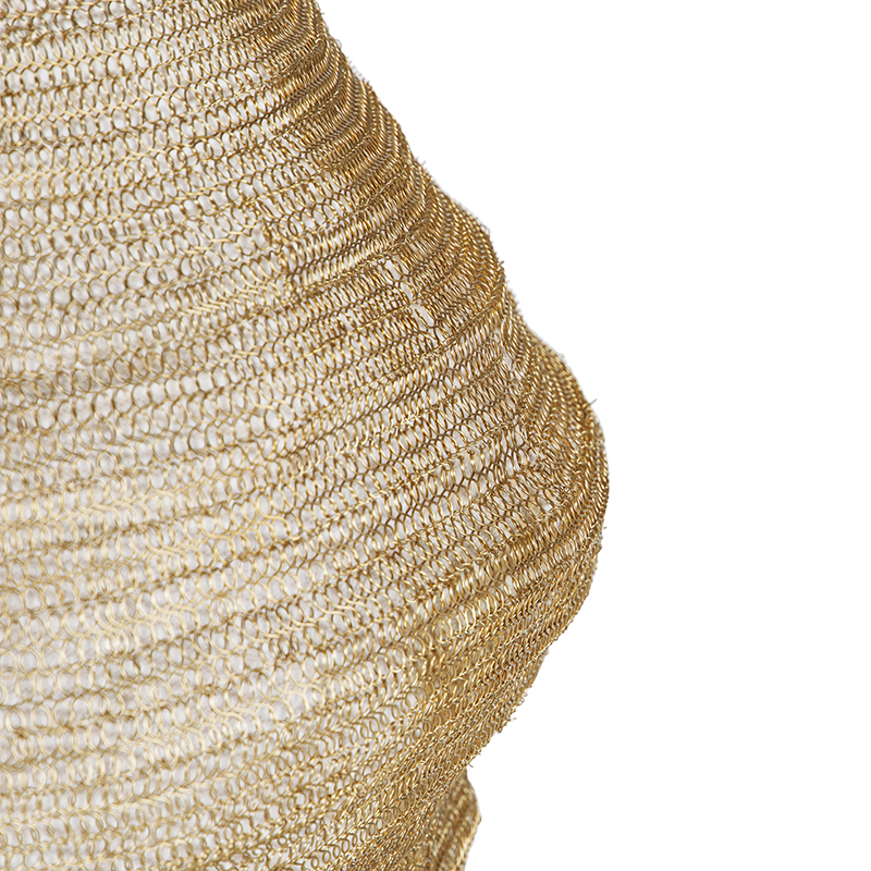 Lámpara colgante oriental dorada 60 cm - Nidum L