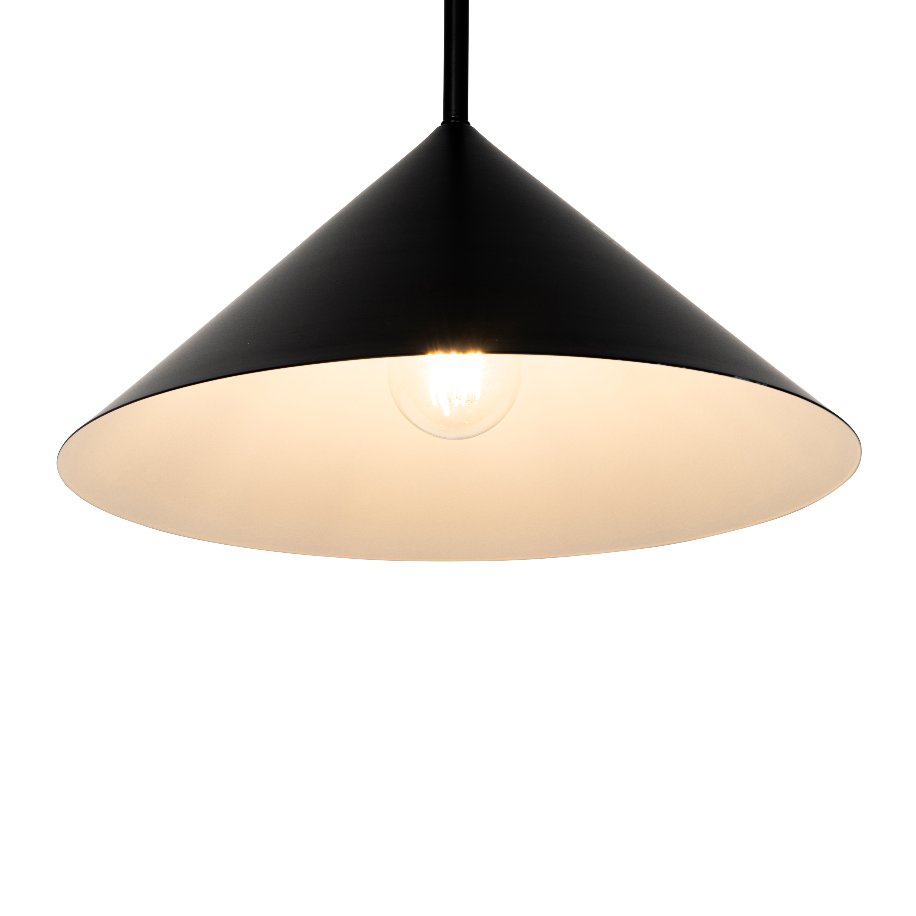Lampada a sospensione di design nera - Triangolo