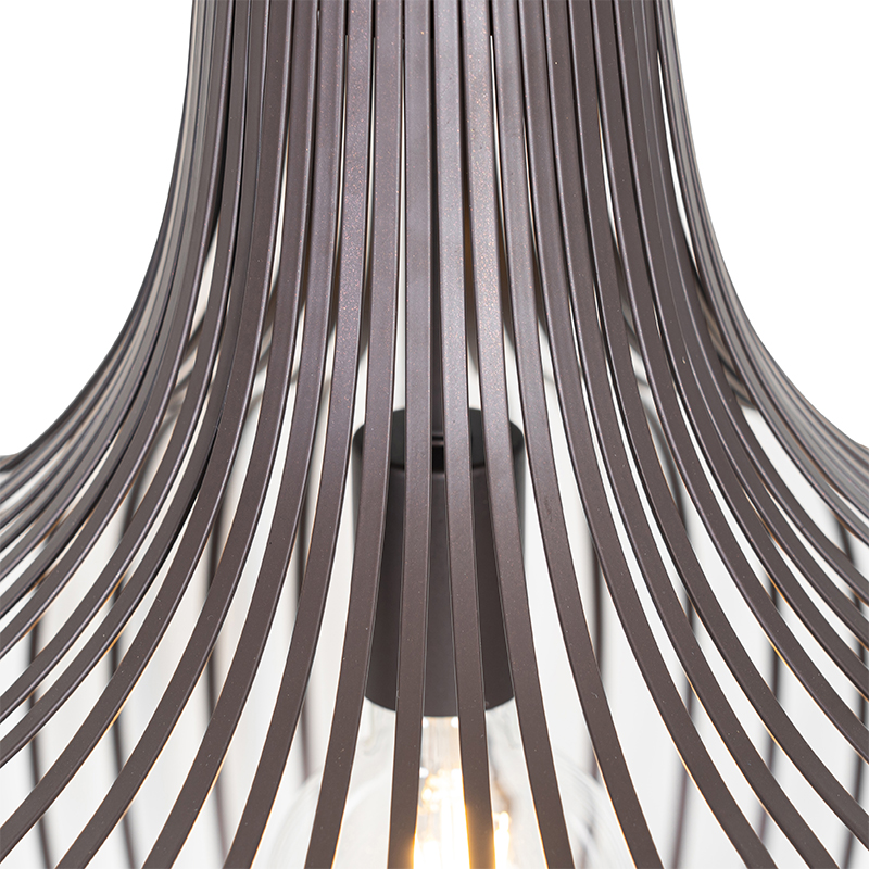 Lámpara colgante moderna marrón 48 cm - Saffira