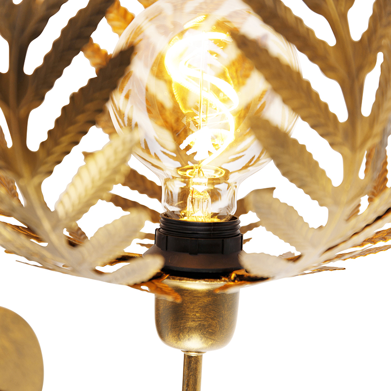 Vintage Wandleuchte Gold - Botanica