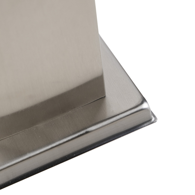 Lampe d'extérieur moderne 45 cm en acier avec douille IP44 - Malios