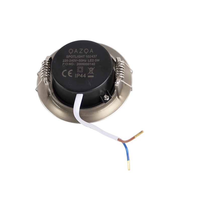 Faretto da incasso argento con LED a 3 livelli di dimmerazione - Ulo