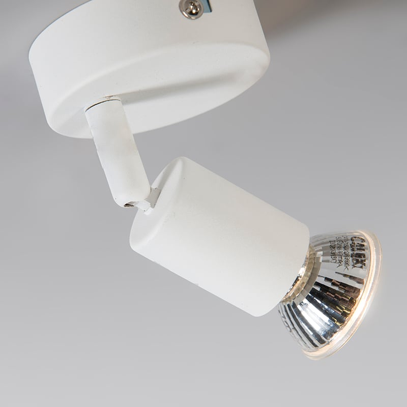 Spot moderne blanc inclinable - Jeany