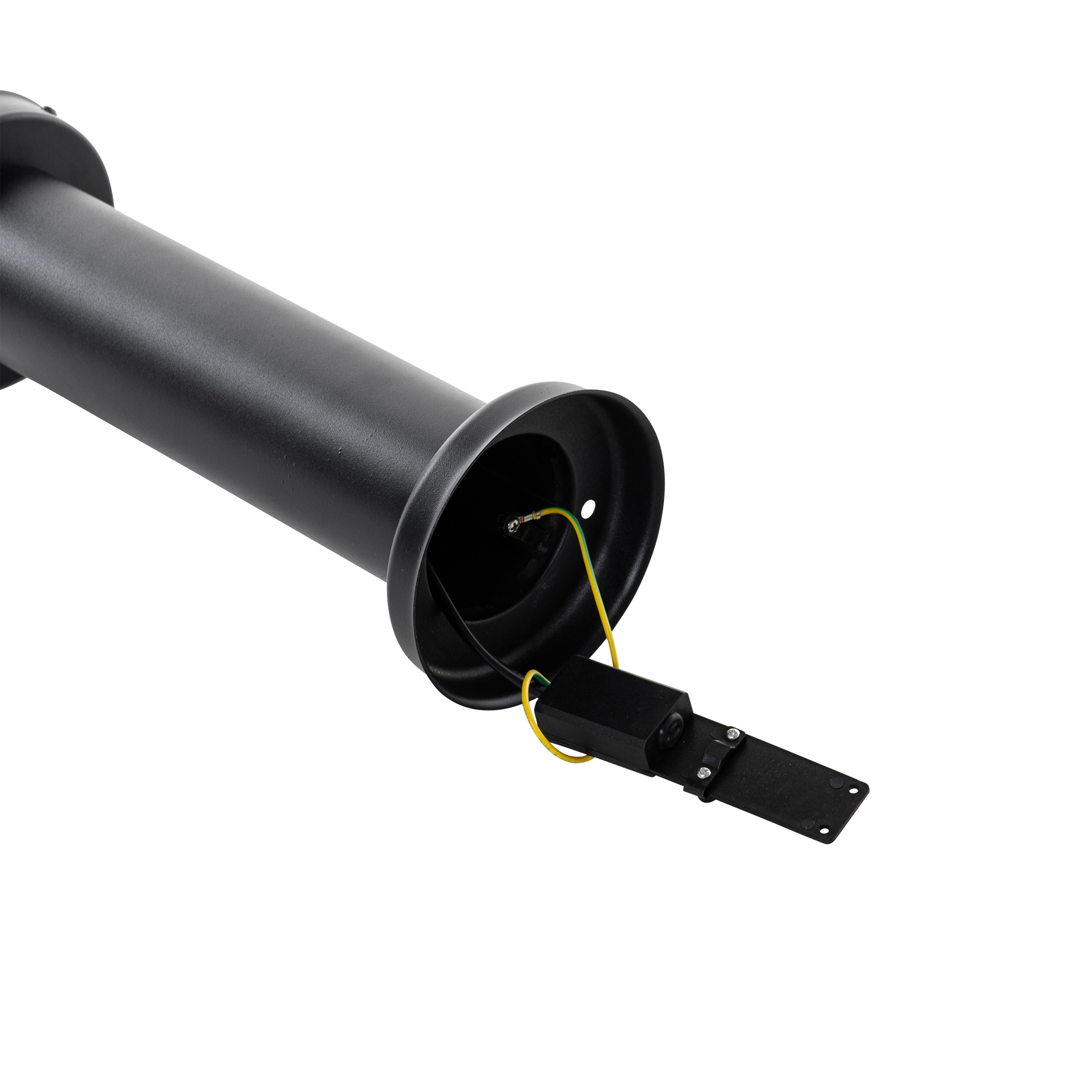 Farola moderna de exterior negra 50 cm - Elly