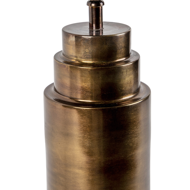 Lámpara de mesa Art Deco bronce con pantalla de terciopelo negro con dorado 50 cm - Bruut