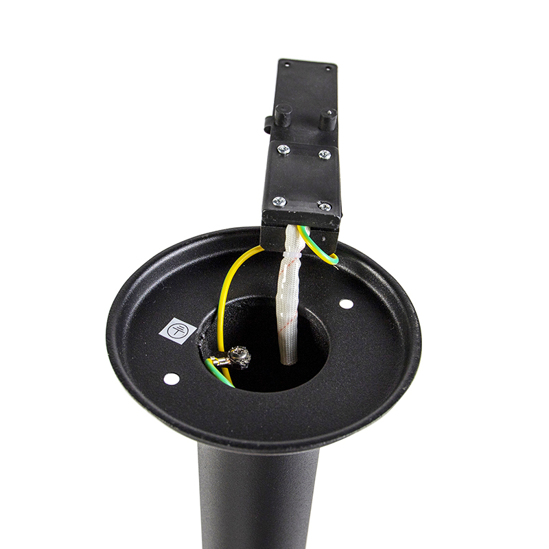 Lampioncino esterno moderna nero 80 cm IP44 - GLEAM