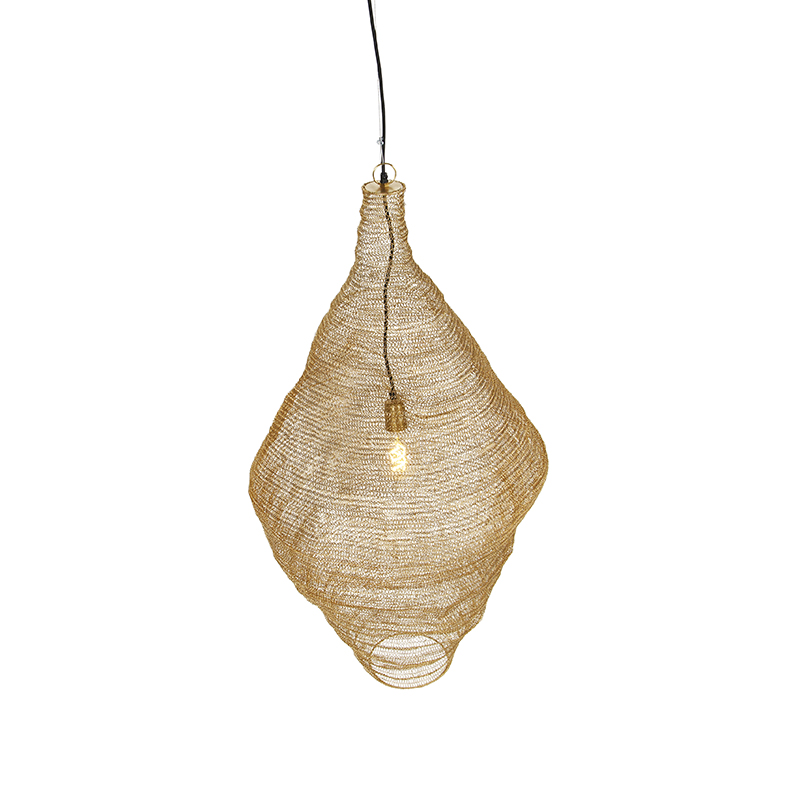 Orientalische Hängelampe Gold 60 cm - Nidum L.